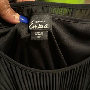 Black blouse by Emma simply